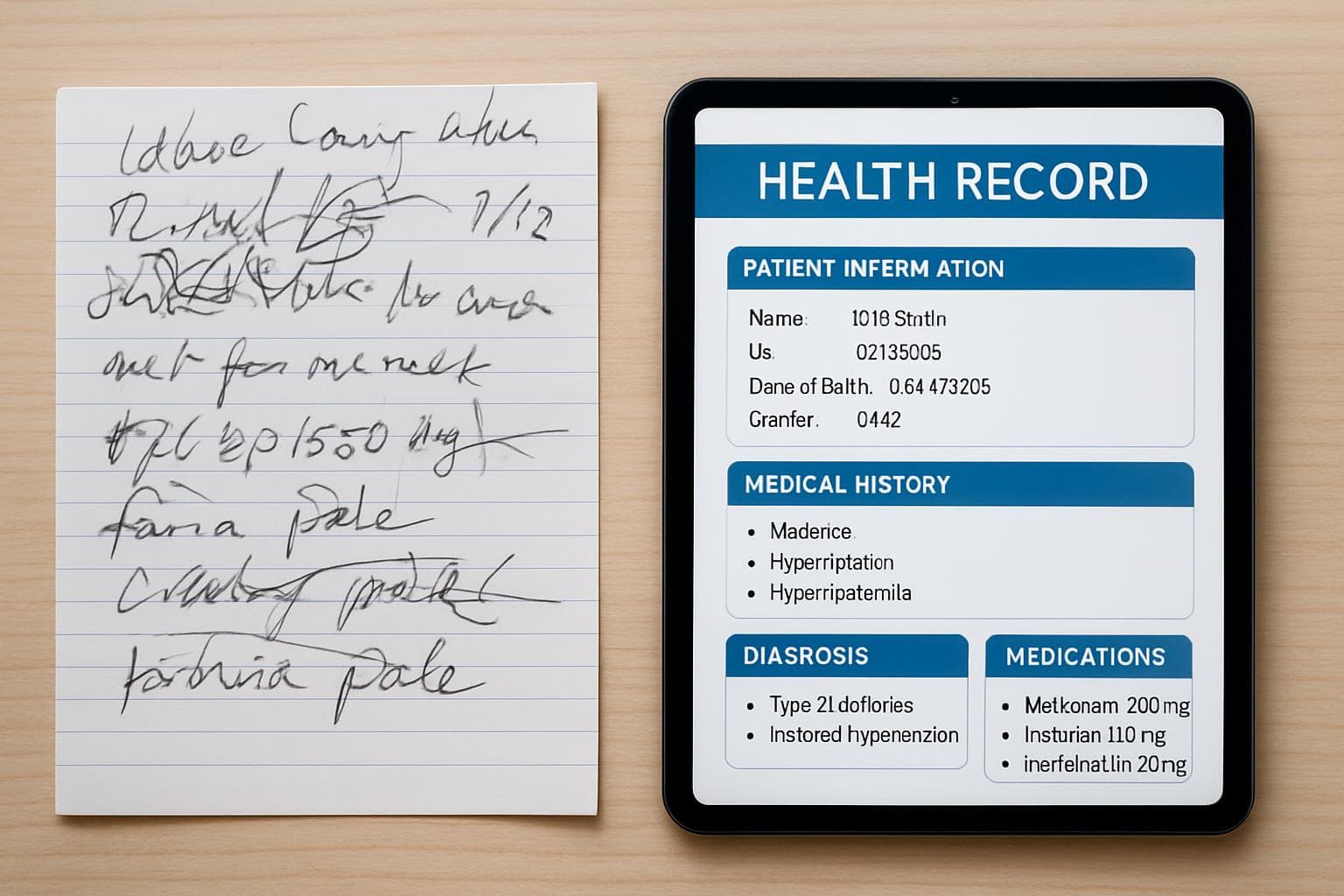 Medical Transcription and Digital Health Records: The End of Bad Handwriting